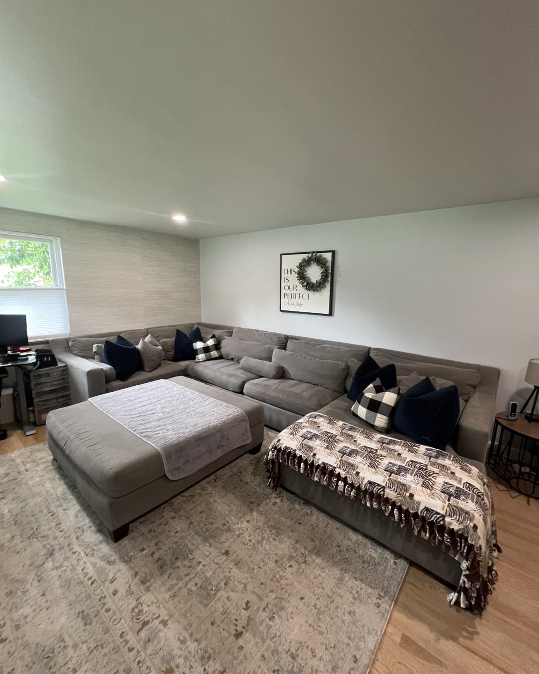 Clean living room after standard cleaning service in West Chester, OH