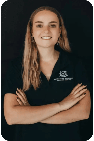 Maigan Dowell, owner of DO-WELL Cleaning West Chester Branch, smiling and professional