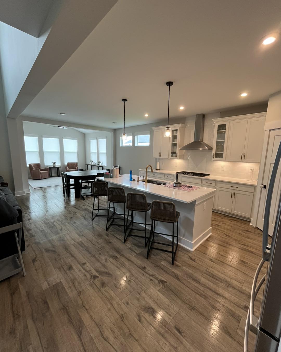 Shiny modern kitchen after standard cleaning service in West Chester, OH
